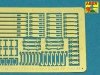 Aber 35A129 Mounts for additional ammunition boxes used on Soviet tanka like: T-54; T-55 or T-62 (1:35)